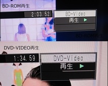 BD-ROM、DVD-VIDEOの再生OKです。