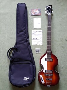 レフティ仕様 Hofner ヘフナー ★ Violin Bass Ignition Sunburst HI-BB-PE-SB ★ ソフトケース付き