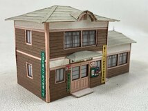 HO 「駅前通郵便局」 ストラクチャー ジオラマ キットモデル 素人組立 完成品 鉄道模型 検索:エムズコレクション octy23-3_画像1