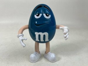 当時物 m＆m's エムアンドエムズ チョコレートディスペンサー フィギュア 人形 ブルー 青 昭和レトロ octn-s