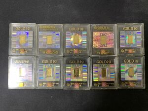 1g×10個 GOLD 金 インゴット 東京ユニオンサーキュレーション TUC 特殊景品 大景品 田中貴金属 徳力