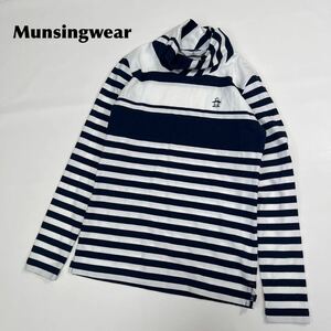 マンシングウェア ボーダー トップス 長袖シャツ カットソー ゴルフウェア　レディース　Munsingwear