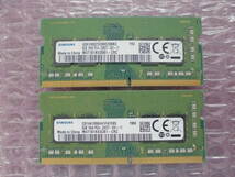 1388 SAMSUNG ノート用 8GB PC4-2400T 2枚セット 動作OK_画像1