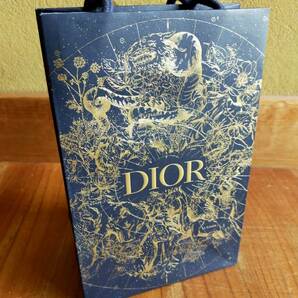 Dior ディオール 2022 ホリデー限定 ショッパー 10枚セット まとめて 紙袋 ショップ袋 クリスチャンディオール 縦長 未使用の画像1