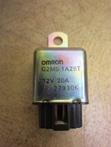 送料無料 保管品 OMRON オムロン 車載用リレー G2MS-1A25T DC12V 20A 5個セット リレー 車載用プラグインリレー レターパックプラス発送 1_画像6