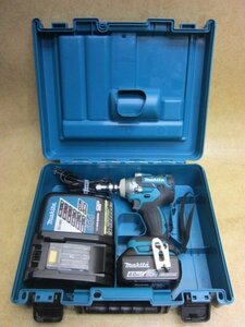 makita マキタ 充電式インパクトレンチ TW281D TW281DRMX 18V 4.0Ah バッテリ BL1840 1個 充電器 DC18RC TOP工業 シャンクアダプター付