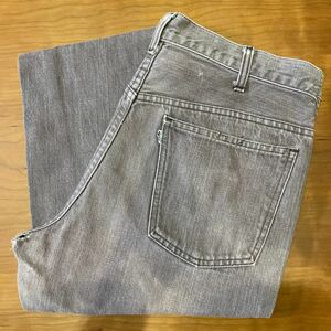 70's USA製★Levis リーバイス★646 bigE ブラウンデニム 検 70s 80s 90s ビンテージ 517 66 赤耳 内股シングル