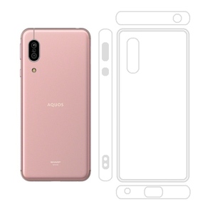 AQUOS sense3 / sense3lite / sense3basic / Android one s7 透明 ソフト TPU ケース