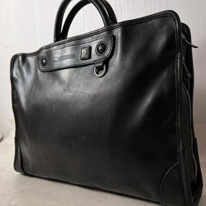 コルボ ビジネスバッグ ブリーフケース A4対応 大容量 3層 オールレザー オールレザー 本革 ブラック 黒 CORBO メンズ