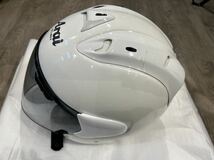  Arai アライ SZ-RAM3 ホワイト ジェットヘルメット Mサイズ_画像5