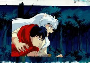  Inu Yasha day . basket . cell picture animation original picture background . height .. beautiful . weekly Shonen Sunday Shogakukan Inc. [A516]