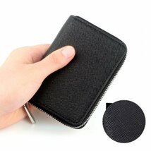 小銭入れ メンズ 新品 コインケース グリーン 緑 革 レザー 財布 ミニ財布 小さい財布 カードケース レディース コンパクト 薄い 小さい_画像9