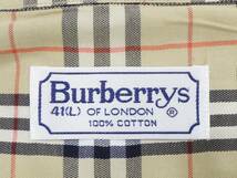 01 16-581631-10 [Y] Burberrys バーバリーズ BURBERRY バーバリー メンズ 長袖 シャツ ノバチェック 41 (L) 札16_画像8