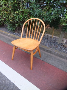 柏木工 KASHIWA ダイニングチェア ウィンザーチェア スピンドルバックチェア ボウバックチェア椅子 ジャパンビンテージ Vintage