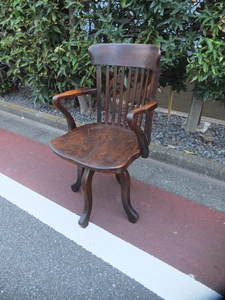 UK Vintage Doctor chair 英国製 ビンテージ ドクターチェア エルム無垢材 アンティーク イギリス家具 回転椅子 デスクチェア アームチェア