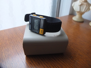 SEIKO PULSEMETER 箱付き セイコー パルスメーター 腕時計 デジタルウォッチ メンズ ブラック 
