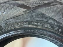 送料無料　A33 2021製　DUNLOP WINTER MAXX 195/80R15 中古　スタッドレスタイヤ　2本セット　7分山_画像6