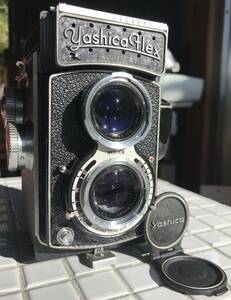 YASHICA 二眼レフ ヤシカフレックス Tri‐Lausar 80mm f3.5 シャッター動作 露出計動作 YASHICAFLEX フィルムカメラ 二眼レフカメラ