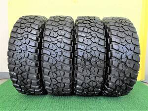 11369 中古 4本 LT 255/75R17 111/108Q BFグッドリッチ マッドテレーン T/A KM2 255 75 17 255-75-17 255/75/17