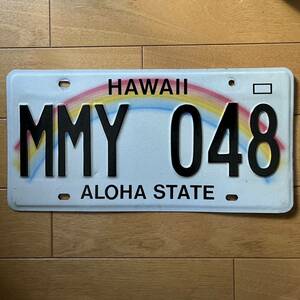 ハワイ ナンバープレート ライセンスプレート MMY 048
