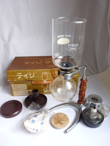 TAYLI SIPHON テイリ サイホン ２人用サイフォン式コーヒーメーカー◆PYREX　パイレックス　