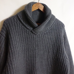 【定価3.8万 17AW JOHN GLUCKOW ショールカラー セーター M】Seaman's Shawl Sweater ジョン・グラッコー JG23805 JELADO