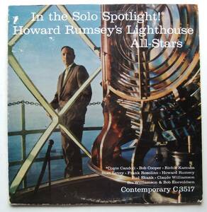 ◆ HOWARD RUMSEY Lighthouse All Stars / In The Solo Spotlight ◆ Contemporary C3517 (green) ◆ P