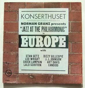 ◆ JAZZ AT THE PHILHARMONIC In Europe ◆ Verve V-8542 (MGM) ◆ R