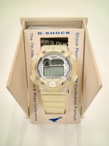 【未使用品】CASIO G-SHOCK G-ショック フィッシャーマン DW-8600KJ-7T 第七回国際イルカクジラ会議 腕時計 クオーツ 保護シール付き