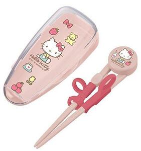  Hello Kitty training chopsticks DX practice chopsticks case attaching right profit . for child Kids upbringing chopsticks Deluxe 70 period ske-ta-