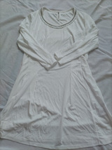 HIROKO　BIS 　白色の七分袖丈チェニックシャツ_画像1