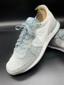 衝撃プライス！『最強クラシックモデル！』【NIKE/ナイキ/629684-011】高級スウェードスニーカー！ライトブルー/jp24cm！11.3