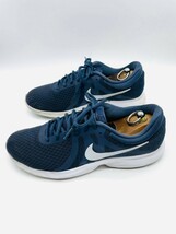 衝撃プライス！『最強の1足！』【NIKE ナイキ/レボリューション4】高級ランニングシューズ！ネイビー×ホワイト/jp27.5cm！11.17_画像2