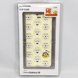 未使用♪ 怪盗グルー ミニオンズ Galaxy ギャラクシー S8対応 フリップケース 手帳型 MINI-41A