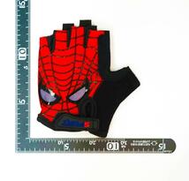 手袋 スパイダーマン　ハーフフィンガー　目立つ　半指手袋 リボン袋付【残3のみ】_画像5