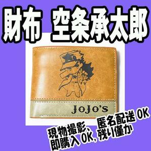 財布 ジョジョの奇妙な冒険　空条承太郎　茶白　クレイジー wlt196
