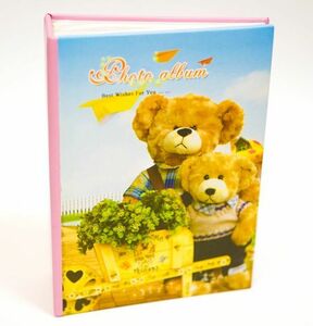 [4 pcs. set ] photo album kg stamp l stamp bear high capacity teddy bear lovely large amount storage photograph storage photograph album 