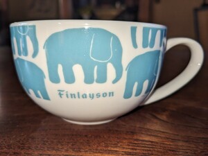 非売品(北欧食器)★フィンレイソン/Finlayson〜「エレファンティ」マグカップ