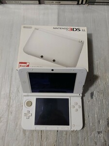 任天堂　 3DSLL　本体　ホワイト　動作品　ニンテンドー3DS LL　箱付き