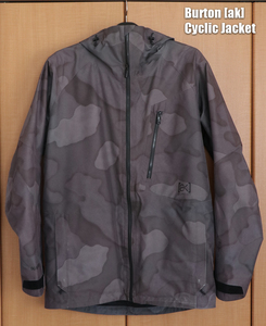Burton [ak] /cyclic jacket（サイクリック ジャケット）/Mサイズ☆akステッカー2枚付き