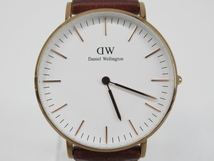 s60484-ap [送料950円]中古◇DanielWellington ダニエルウェリントン B36R7 クオーツ アナログ 電池式 ユニセックス 腕時計 [155-231103]_画像1