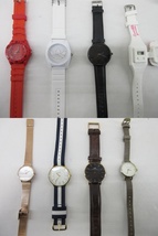 s60509-ap [送料950円]ジャンク◇SEIKO wicca ELGIN DanielWellington adidas agnes b. その他ブランド 18点セット [155-231114]_画像2