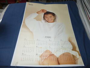 (604)　今井美樹　1990年カレンダー　朝日生命