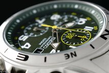 1円～ 1スタ セイコー 正規品 海外モデル SEIKO 緑 グリーン 逆輸入 100m防水 クロノグラフ 新品 腕時計 100ｍ防水メンズ激レア入手困難_画像10