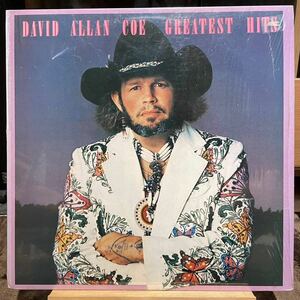 【US盤Org.】David Allan Coe Greatest Hits (1978) Columbia KC 35627 シュリンク