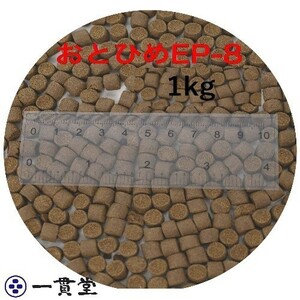 おとひめEP8(約6.8mm～約8.0mm) 1kg(500g×2袋) 沈降性(沈下性) 日清丸紅飼料 金魚 アロワナ 肉食魚に