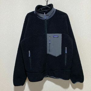 【patagonia/パタゴニア】CLASSIC RETRO X レトロＸ　フリース　メンズ　M ブラック　黒　ボア