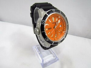 TIMEX INTELLIGENT T2N812 タイメックス インテリジェント オレンジダイアル 腕時計 中古品 ◆3167