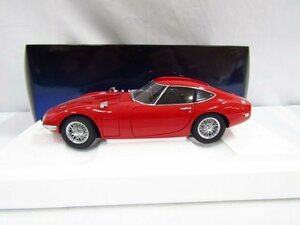 AUTOart オートアート TOYOTA 2000GT WIRE SPOKE WHEELS 1/18 レッド ■3309