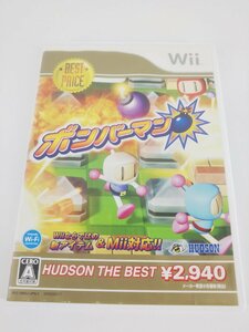 Wiiソフト ボンバーマン 説明書欠品 中古品【1円スタート】◆